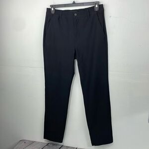 Marc New York Men's 4-Way Stretch Slim-Fit Commuter Pants, Black 32x32